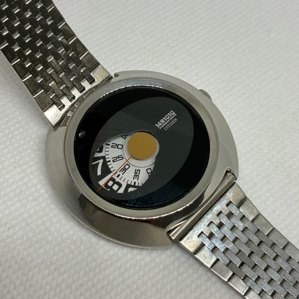 CITIZEN Independent JUMP HOUR 6038-L16274 QZ Men's Watch - Working! - Picture 11 of 15